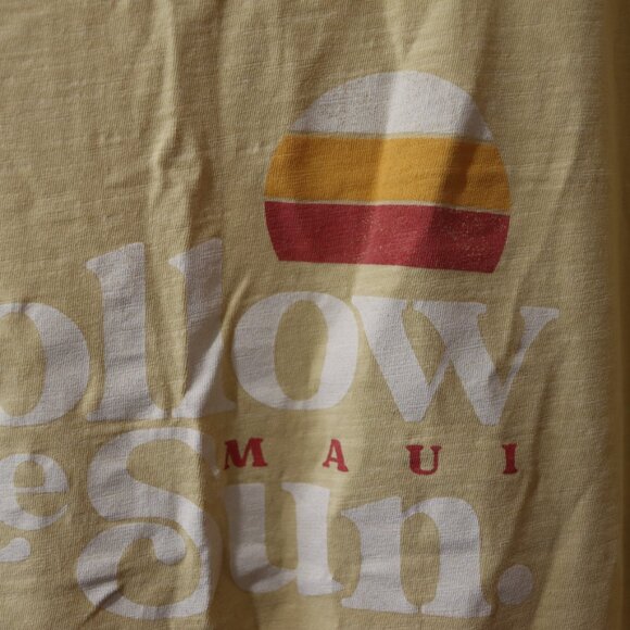 Pacific Creations Peachy Orange Follow The Sun Maui Vacation T-shirt XL - Picture 3 of 9